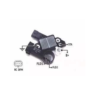 REGULADOR DE VOLTAJE 12V. DELCO- CHEVROLET COBALT-CRUZE-ONIX-SPIN (IMPORTADO)