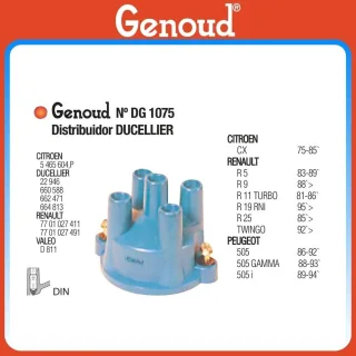 TAPA DISTRIBUIDOR R9/11/TWINGO/19RN INY/505 GAM/IN.DUCELL.