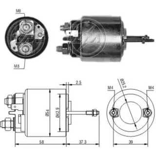 SOLENOIDE  PARIS RHONE 12V PEUGEOT