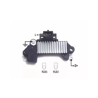 REGULADOR DE VOLTAJE INDIEL - VW GOL-SAVEIRO III MOT. EA111 (IMPORTADO)