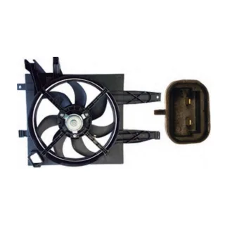 ELECTROVENTILADOR FIAT: PALIO:  1.8 NAFTA 04'- 10' | MOT. ETORQUE 1.6 NAFTA >01' || SIENA 1.8 NAFTA 04'- 11'   CON ENC.  - FLUJO: ASPIRANTE -  SENTIDO