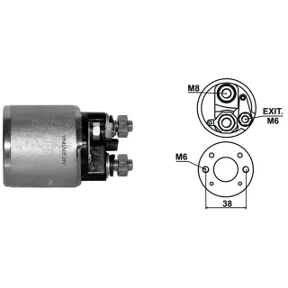 SOLENOIDE INDIEL 12V CORSA/ FIESTA/FOCUS/ESCORT/COURRIER/MON