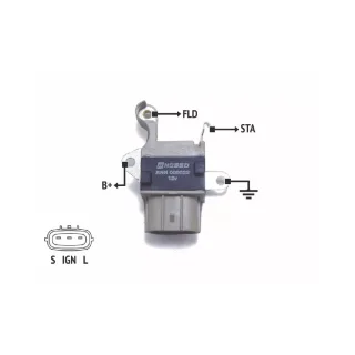 REGULADOR DE VOLTAJE 12V. NIPPONDENSO- TOYOTA LEXUS (IMPORTADO)