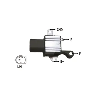 REGULADOR DE VOLTAJE 12V SERIE NIPPONDENSO SERIE  IMPORTADO TOYOTA CAMRY OEM = 104211-3481