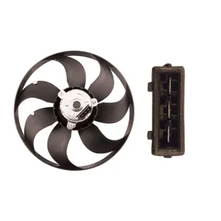 ELECTROVENTILADOR VOLKSWAGEN: POLO || SHARAN     - FLUJO: ASPIRANTE -  SENTIDO GIRO: ANTI-HORARIO - EXT: 348 - POTENCIA: 43/60 W - COD HELICE: