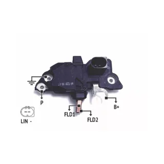 REGULADOR DE VOLTAJE 12V. BOSCH AUDI A4- Q5 (IMPORTADO)