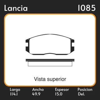 PASTILLAS DE FRENO  MITSUBISHI LANCER V SEDAN/STATION WAGON (06/92-12/98) LAR. 114.1 ANC. 49.9 ESP. 15 POSC. DEL. GUARDADO (150) EQUIVALENCIAS 3504 PD