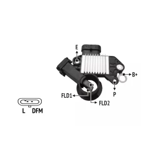 REGULADOR DE VOLTAJE DELCO REMY / OEM 12V EQUIVALENCIAS 	220735  0605-0007(IMPORTADO)