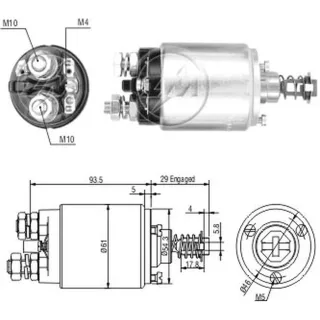 SOLENOIDE BOSCH 12V CAM.IVECO/RENAULT/M.B.