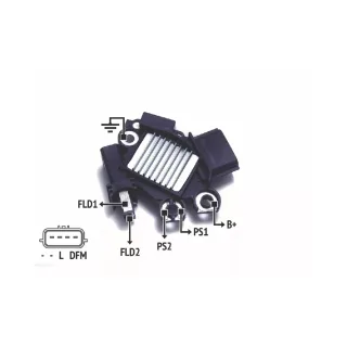 REGULADOR DE VOLTAJE 12V. VALEO- KIA- HYUNDAI (IMPORTADO)
