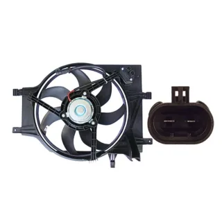 ELECTROVENTILADOR FIAT: IDEA 1.6 NAFTA >10' ; 1.8 || PALIO: MOT. ETORQUE 1.6 NAFTA >01' | : 1.8 NAFTA >10'   CON ENC.  - FLUJO: ASPIRANTE -  SENTIDO G