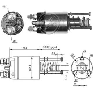 SOLENOIDE MARELLI 12V ALFA ROMEO 145/146/155