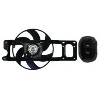ELECTROVENTILADOR RENAULT: CLIO 1.4 92'- 95' S A.A. ; 1.9 DIESEL 93'- 03'   CON ENC.  - FLUJO: ASPIRANTE -  SENTIDO GIRO: HORARIO - EXT: 298 - POTENCI