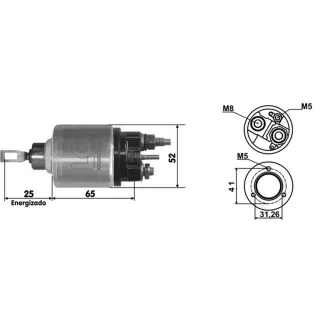 SOLENOIDE BOSCH 12V RENAULT BOSCH 4071