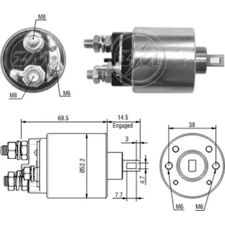 SOLENOIDE INDIEL 12V CORSA 1.4-1.6 16V