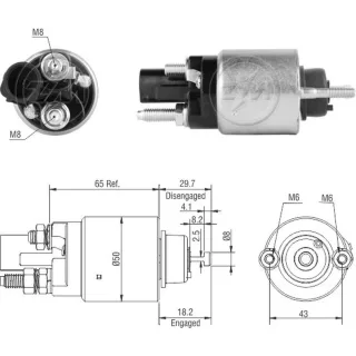 SOLENOIDE NIPPONDENSO 12V VW FOX- GOL- UP- VOYAGE 15