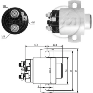 SOLENOIDE DELCO REMY 24V FORD CARGO/ VW CAMIONES