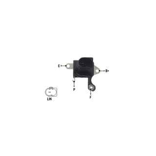 REGULADOR DE VOLTAJE NIPPONDENSO NOSSO SISTEMA NIPPONDENSO SOFT STAT 12V EQUIVALENCIAS  RNN X17591(IMPORTADO)