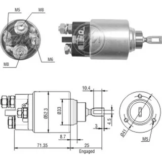SOLENOIDE BOSCH 12V BMW SERIE III(88-00)SERIE 5 (89-00) Z3