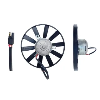 ELECTROVENTILADOR RENAULT 12 HELICE CHICA ASPIRANTE  FLUJO: SOPLANTE - SENTIDO GIRO: HORARIO -  EXT: 289 - POTENCIA: 160 W - INSUMOS: 2955