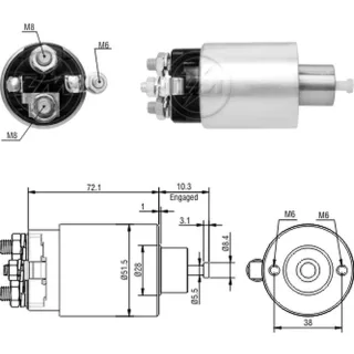 SOLENOIDE DELCO 12V FORD RANGER 3.2 12V