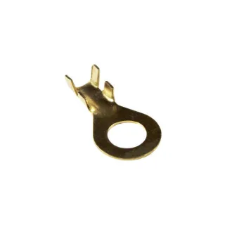 TERMINAL OJAL BRONCE 10MM - CABLE HASTA 6MM (100)