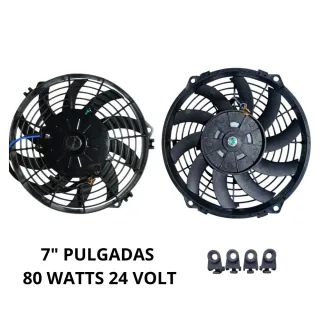 ELECTROVENTILADOR UNIVERSAL 9" 80W 12V FLUJO: ASP / SOP / GIRO: HORARIO - ANTIHORARIO / EQUIVALENCIA = EV900