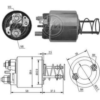SOLENOIDE VALEO 12 V CLIO 1.9D/2.0 16V/EXPRESS D./VOLVO-PARI