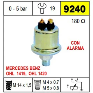 BULBO CEBOLLA MB 0HL1419 0HL1420 CON ALARMA