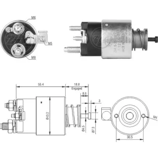 SOLENOIDE VALEO 12V CITROEN BERLINGO