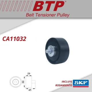 TENSOR POLY V PEUGEOT SIN SOPORTE DE FUNDICIÓN (REPARACIÓN DE N°5751-240) OEM: 5751240/R VKM 33008R F-122544R  MEDIDAS: 60X45X29