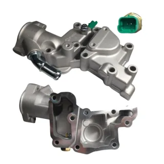 CARCAZA TERMOSTATICA PEUGEOT 206 207 208 PARTNER  CITROEN C3 BERLINGO  FIAT QUBO TODOS MOTOR 1.4 NAFTA TU3JP ALUMINIO CON BULBO OEM = 1336Y8 1336P9