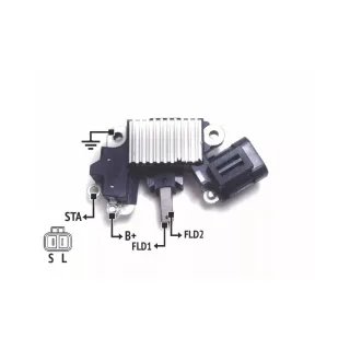 REGULADOR DE VOLTAJE HITACHI- CORSA/NISSAN 200SX P.UP  (IMPORTADO)