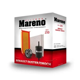 KIT RENAULT DUSTER - OROCH AIRE-ACEITE-COMBUSTIBLE-HABITACULO MR406-ML241-MCI201-MH409