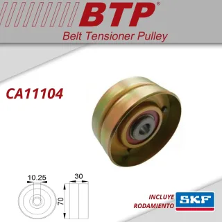 TENSOR POLY V RENAULT R19 1.6 Y 1.8 ; CLIO 1.6 ; LAGUNA 1.9 NAFTA OEM: 7700850603 VKM36013 F-120850 MEDIDAS: 70X30 INT: 10.25