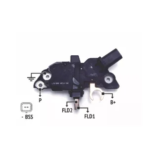 REGULADOR DE VOLTAJE BOSCH CITROEN-C4-C5-C8-JUMPER PEUGEOT-307-308-407-607-807-EXPERT 12V EQUIVALENCIAS 	F00M145308 F 00M145322(IMPORTADO)