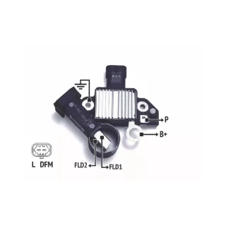 REGULADOR DE VOLTAJE 12V DELCO REMY CHEVROLET CAPTIVA(IMPORTADO)