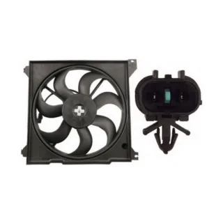 ELECTROVENTILADOR HYUNDAI SONATA : 99'- 05'  KIA: MAGENTIS 2.4 01'- 06' ; 2.5 01'- 06' || OPTIMA: 2.4 01'- 06' ; 2.5 01'- 06'   CON ENC.  - FLUJO: ASP