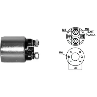 SOLENOIDE INDIEL 12V POINTER C/M AUDI 1.8 2.0I/POLO/FORD ORI