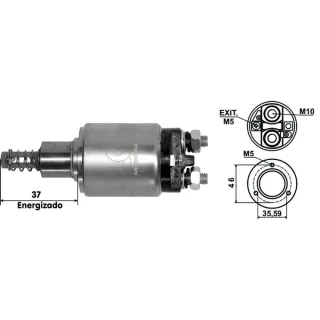 SOLENOIDE BOSCH 12V IVECO DAILY-M.B. 240D-300D C/EMB. E. D.