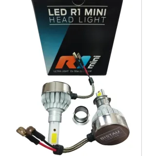 LAMPARA CREE LED R1 H3 SIN COOLER CON DISIPADOR 22000LM
