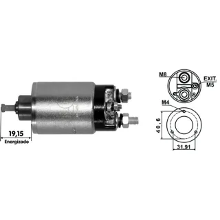 SOLENOIDE DELCO REMY 12V CHEVROLET BLAZER/GM TRUCK/ISUZU/DAE