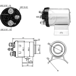 SOLENOIDE  WAPSA 12V MOT.MWN FORD/CHEV