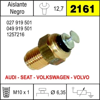 BULBO TEMPERATURA VW GACEL D'87 TERMINAL REDONDO EQUIVALENCIAS 24520FAL 807MB