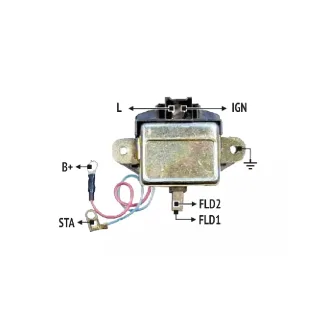 REGULADOR DE VOLTAJE 12V DELCO REMY (IMPORTADO)
