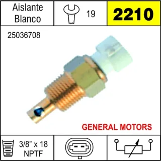 BULBO TEMPERATURA GENERAL MOTORS