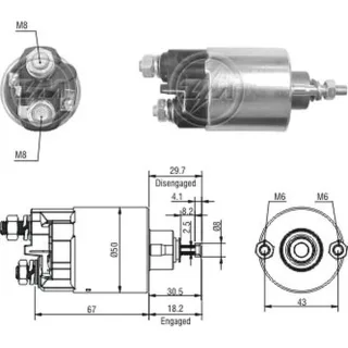 SOLENOIDE DENSO 12V ROVER 75 1.8 16V