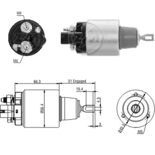 SOLENOIDE BOSCH 12V CHRYSLER NEON / STRATUS 98-99  12V.