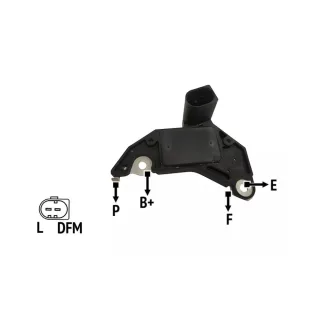 REGULADOR DE VOLTAJE 12V SERIE DELCO REMY SERIE  IMPORTADO OEM = JFZ1928F-700