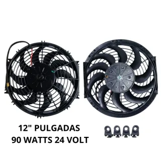 ELECTROVENTILADOR UNIVERSAL 12" 90W 12V ASP/SOP- HORARIO EQUIVALENCIA = EV905